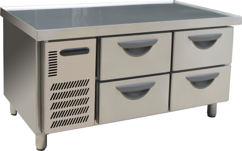 Fancor stainless steel counter top drawer chiller, 凡高不鏽鋼工作檯抽屜雪櫃，商用不鏽鋼雪櫃，Commercial Stainless steel chiller freezer